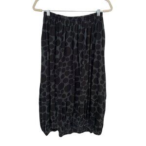 Kaliyana Bubble Skirt Size 1 Small Polka Dot Pull On Elastic Cotton Lagenlook